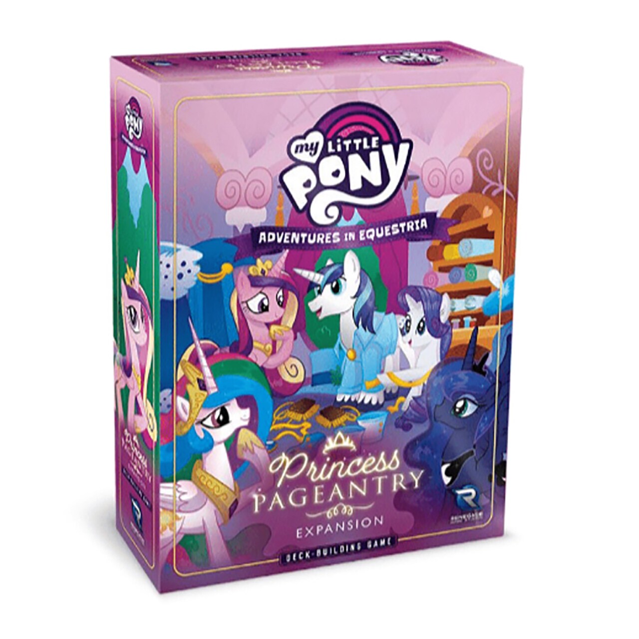 My Little Pony: Adventures In Equestria Deck-Building Game - Princess Pageantry Expansion - Renegade Game Studios, Cooperative Deck-Building Game, Take On The Role Of A Pony, Ages 14+, 1-4 Players, 45-90 Min